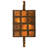 Rustic Lodge Steel Wall Light
