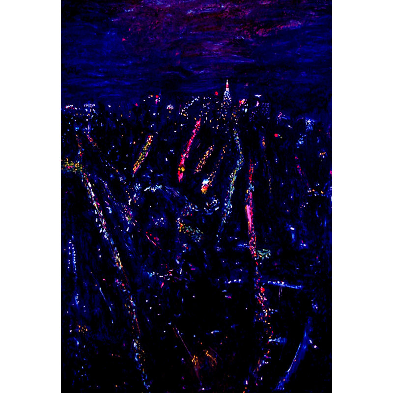 Karin Batten " Lower Manhattan " by Karin Batten, 32" H x 24" W, Wrapped Canvas