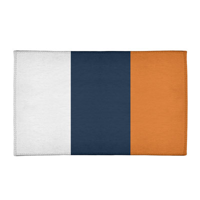 Tapis bleu/orange area