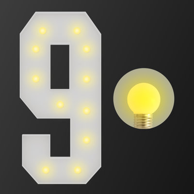 Enseigne lumineuse DEL sans adhésif avec fixation autoagrippante - Décoration murale réutilisable pour la maison, le mariage, les affaires, pas de ruban adhésif, ni de colle