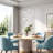 Chantae 5 - Light LED Kitchen Island Pendant