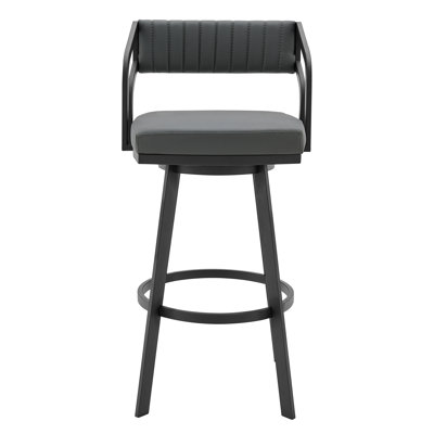 Tabouret de bar avec repose-pieds Atiksh