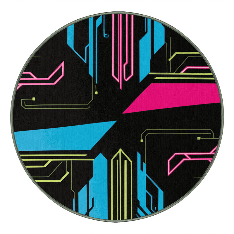 Neon Apex Rug, Round 7'
