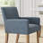 Kirjak 34" H Stain Resistant Linen Dining Armchair -1922286735