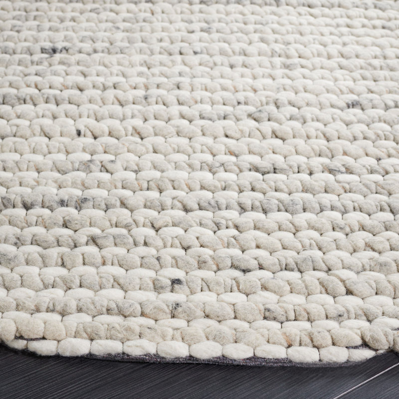 Layton Hand Woven Wool Rug, Round 6'