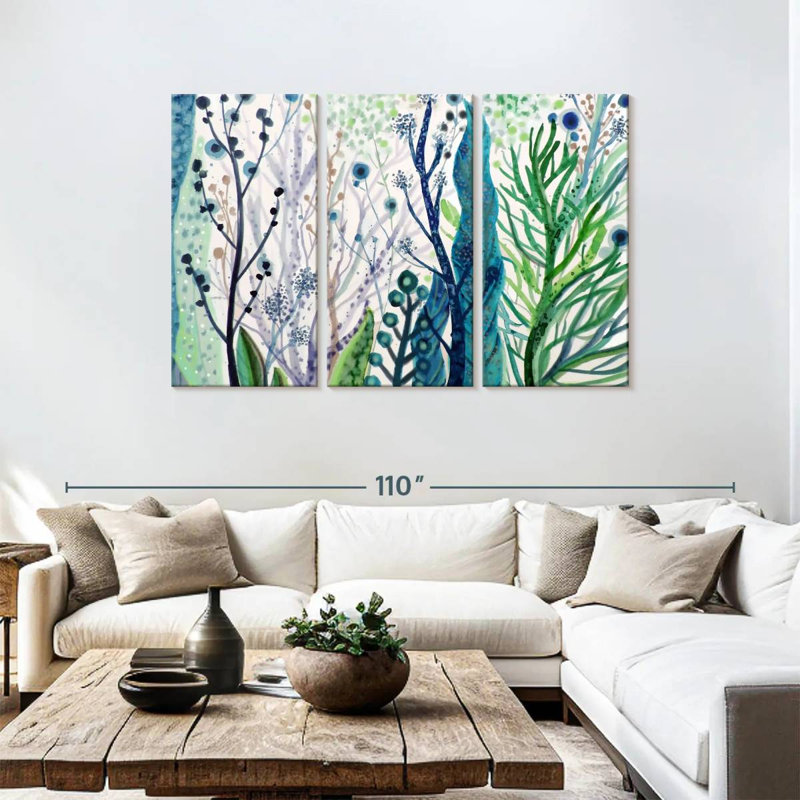 Harnek Algae, 48" H x 74" W