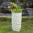 Govind 22'' H Handmade White Geometric Fiber Stone Tall Pot Planters