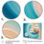 Décoration murale géométrie de l'esprit en turquoise rétro I - Formes abstraites-927370371-927370374