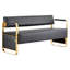 Chaise avec accoudoirs pour salle de réception 57,5 po