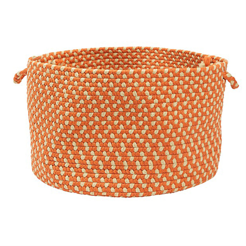 Breakwater Bay Fabric Decorative Basket, 10" H x 12" W x 10" D, Oceanic