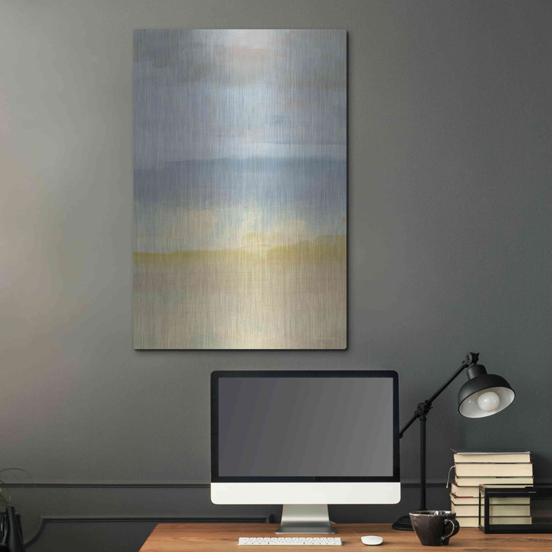 Brayden Studio® 'Sand, Ocean and Sky' by Seven Trees Design, Metal Wall Art