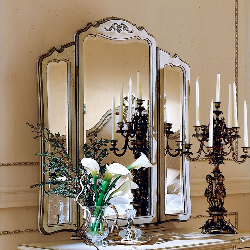 Commode traditionnelle arquée Miroir