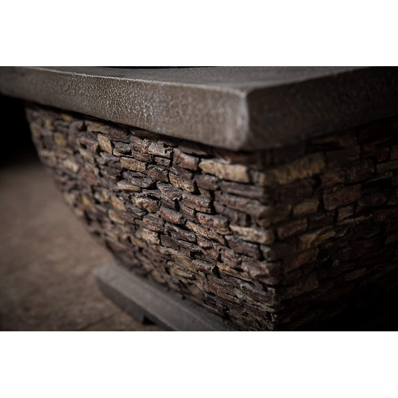 Willam Square Stone Fire Pit