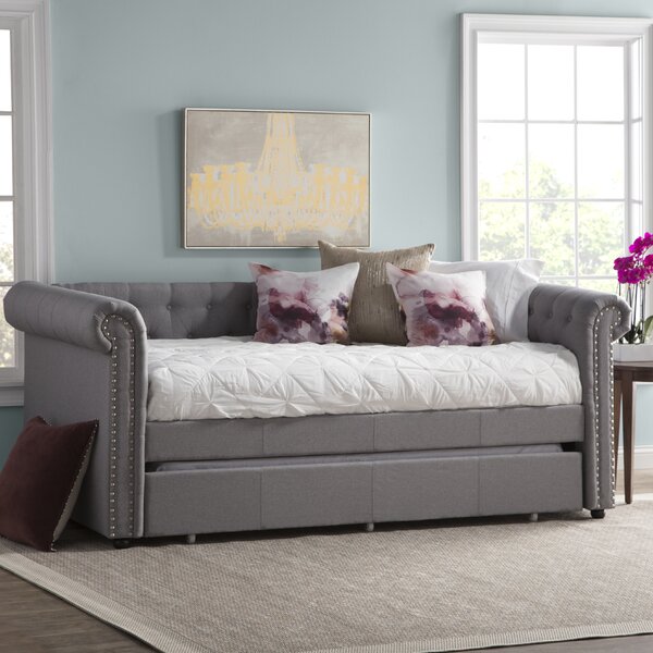 House of Hampton® Mickel Upholstered Daybed with Trundle & Reviews ...