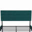 Structure de lit plateforme tapissier - avec tête de lit, aucun sommier requis, rangement sous le lit 14 po-1397180916-1397180917