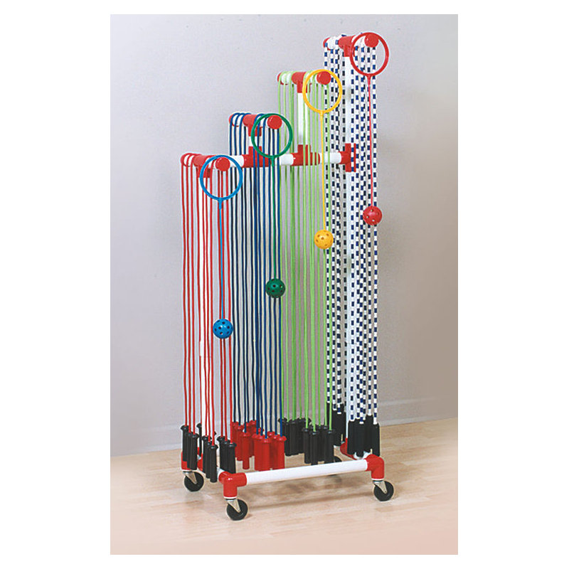 Plastic 6 - Hook Coat Rack