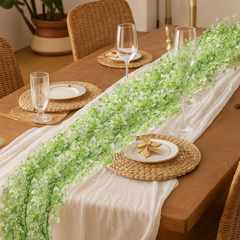 4 pièces de 67 po de long suspendues au mur plantes suspendues vigne bande de simulation plante artificielle décoration de la maison