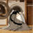 Machine Washable Osckar Colobus Monkey Minimalist Rug in Beige – Beige Binding-764511420