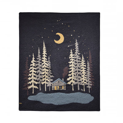 Donna Sharp Moonlit Cabin Queen Cotton Quilt