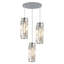 Grasmere 3 - Light Cluster Cylinder Pendant with Crystal Accents-94815693