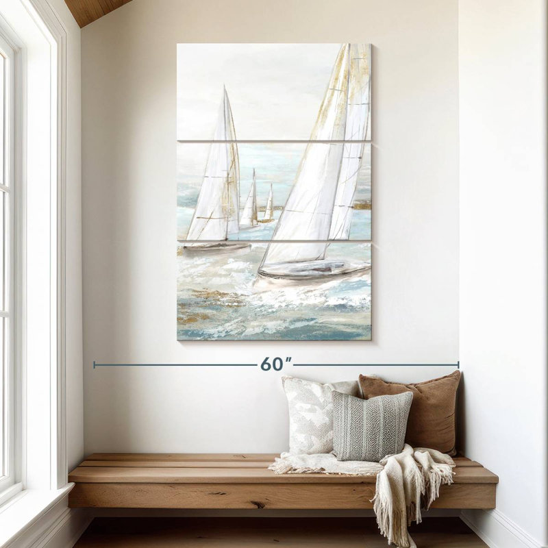Mehar Windswept Sails II, 50" H x 32" W