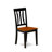 5 Piece Dining Table Set for 4 Includes a Rectangle Kitchen Table with Butterfly Leaf and 4 Dinette Chairs, 42x78 Inch, Black & Cherry-987027619-1061876054
