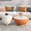 Table basse d'appoint moderne en cuir PU-209649681-209649690-209649688