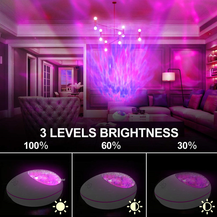 LED Bluetooth-kompatibel Starry Sky Ozean Welle Nachtlicht Musik Projektor  Home Party Lampe – die besten Artikel im Online-Shop Joom Geek