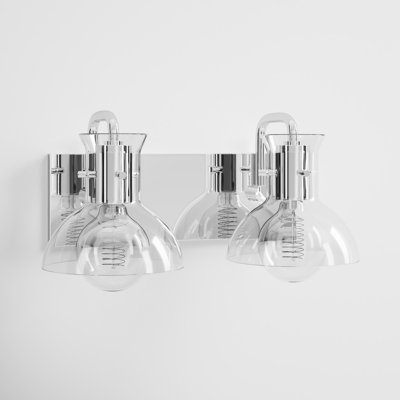 Luke 2 Light Transparent Vanity Light