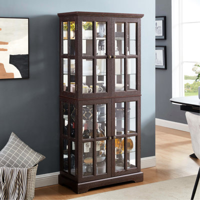 Timeless Display Case With Adjustable Shelves And Vintage Ruler Antique Storage Cabinet Shoe