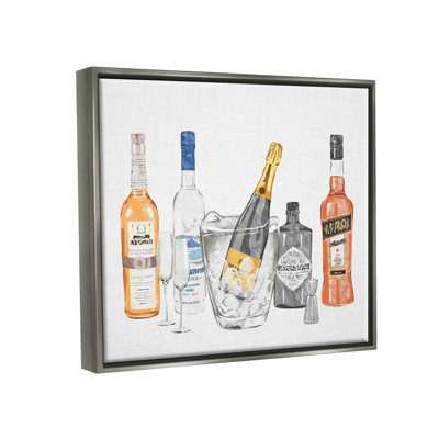 " Various Drink Liquor Bottles " by Ziwei Li