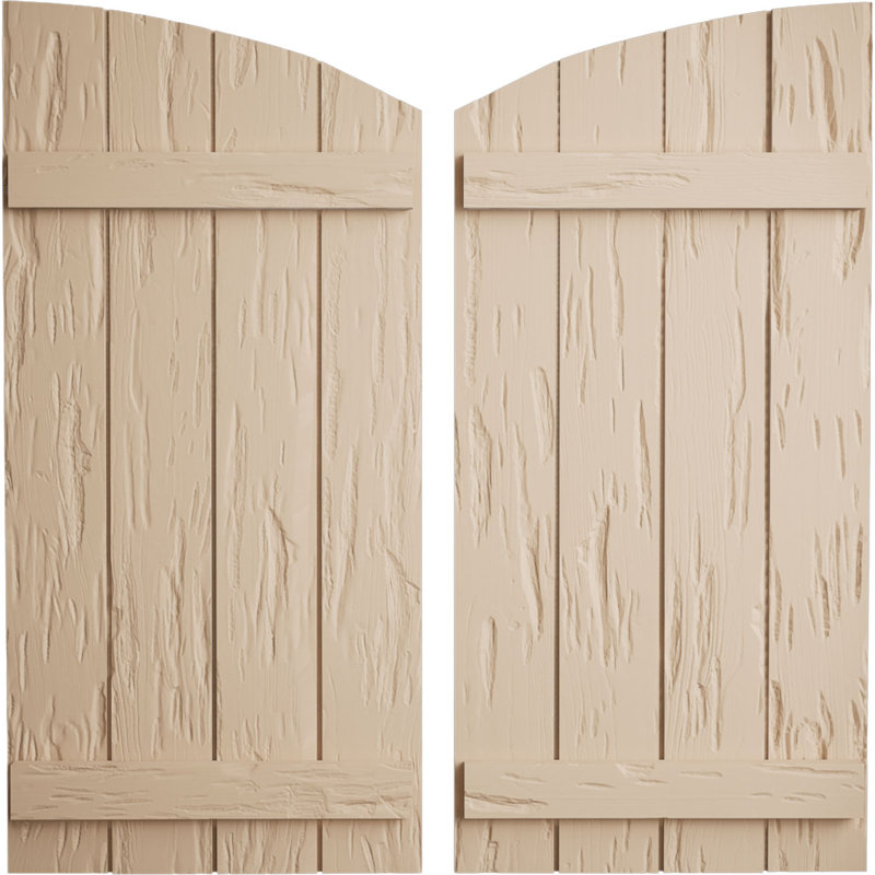 Timberthane à quatre planches jointes avec lattes elliptiques (par paire), H 24 po x l 22 po, 22"