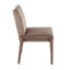 Chaise Carmen en bois délavé et tissu bleu sarcelle par Lumisource - ensemble de 2-2100310919-2100311032