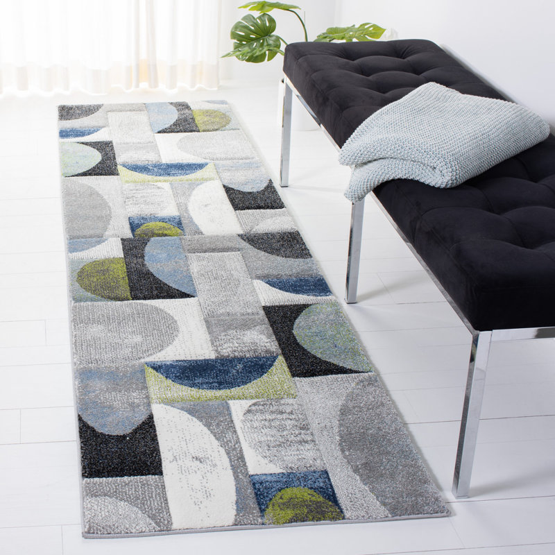Almodovar Performance Abstract Rug, Runner 2'3" x 6'