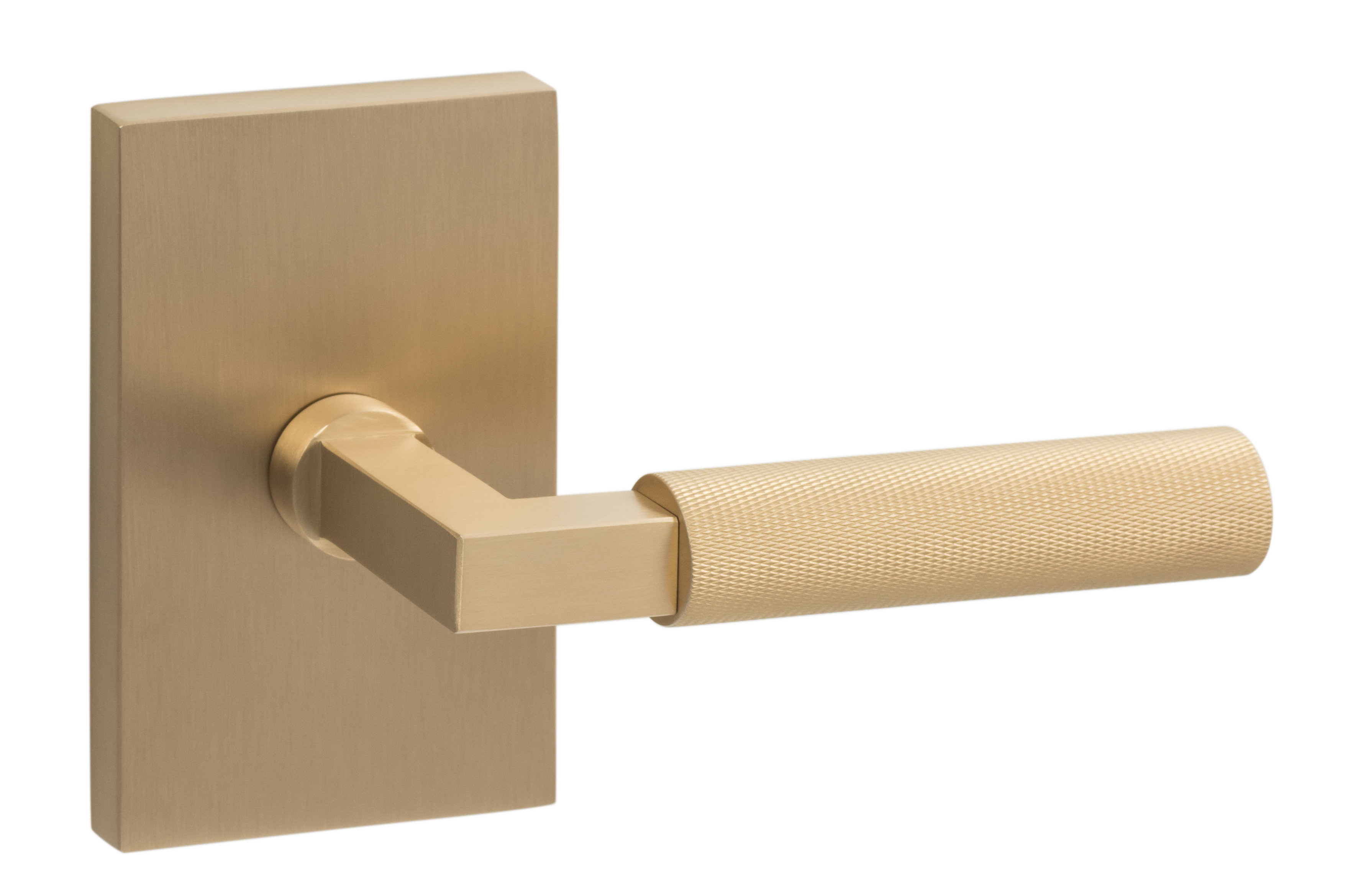 Sure-Loc Hardware Ridgecrest Mountain Logan Satin Brass Interior Bed/Bath  Privacy Door Handle in the Door Handles department at