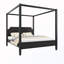 Grand lit à baldaquin en bois avec tête de lit-2080730540-2080730541