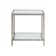 Metal Designs Claret Rectangular End Table