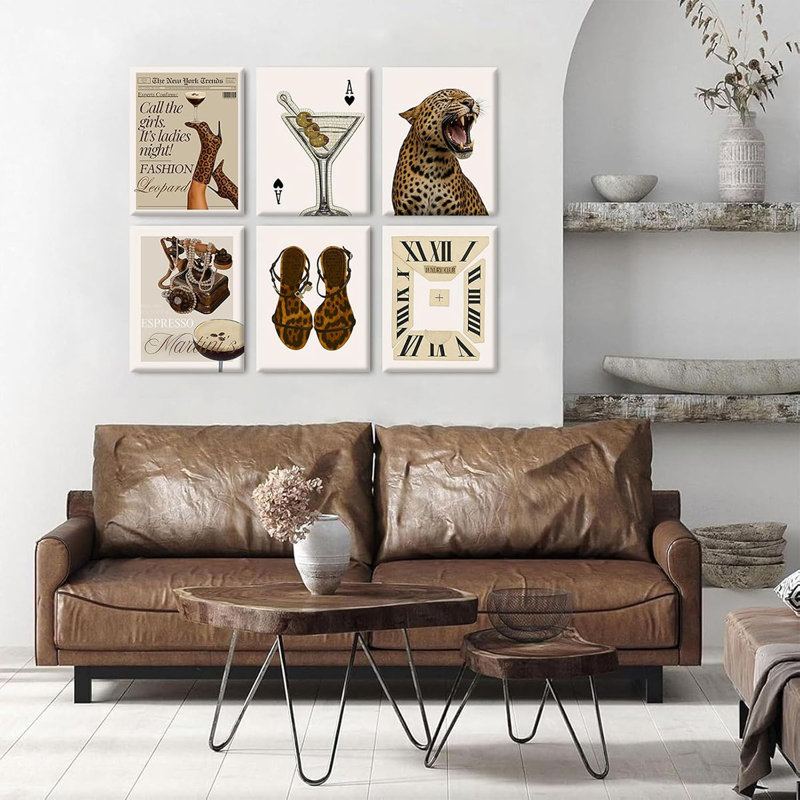 6 Piece Wrapped Canvas Print
