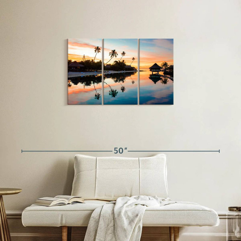 Kavia Palm Beach Reflection, H 20 po x l 33 po