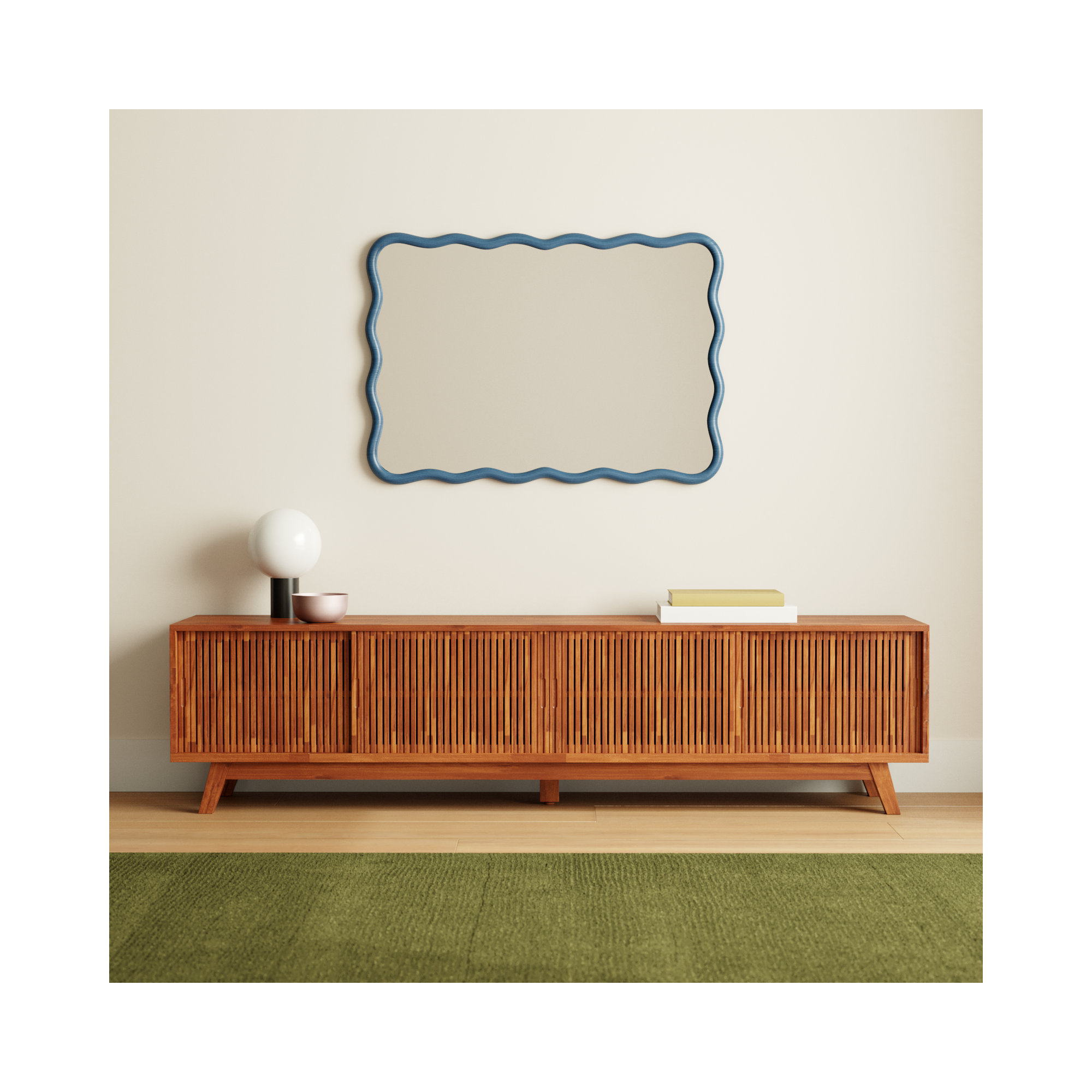 Burton 79'' Media Console, Brown