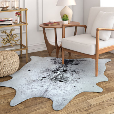 Tapis blanc / noir Richburg