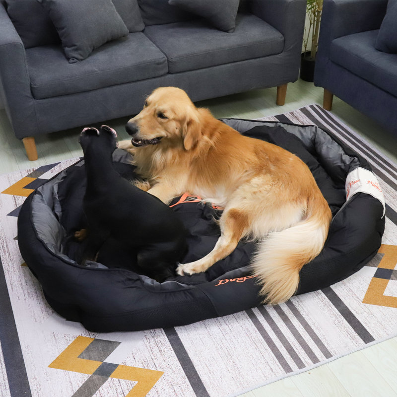 Waterproof Orthopedic Bolster Dog Bed, Extra Extra Large (51.2" W x 35.4" D x 10.2" H)