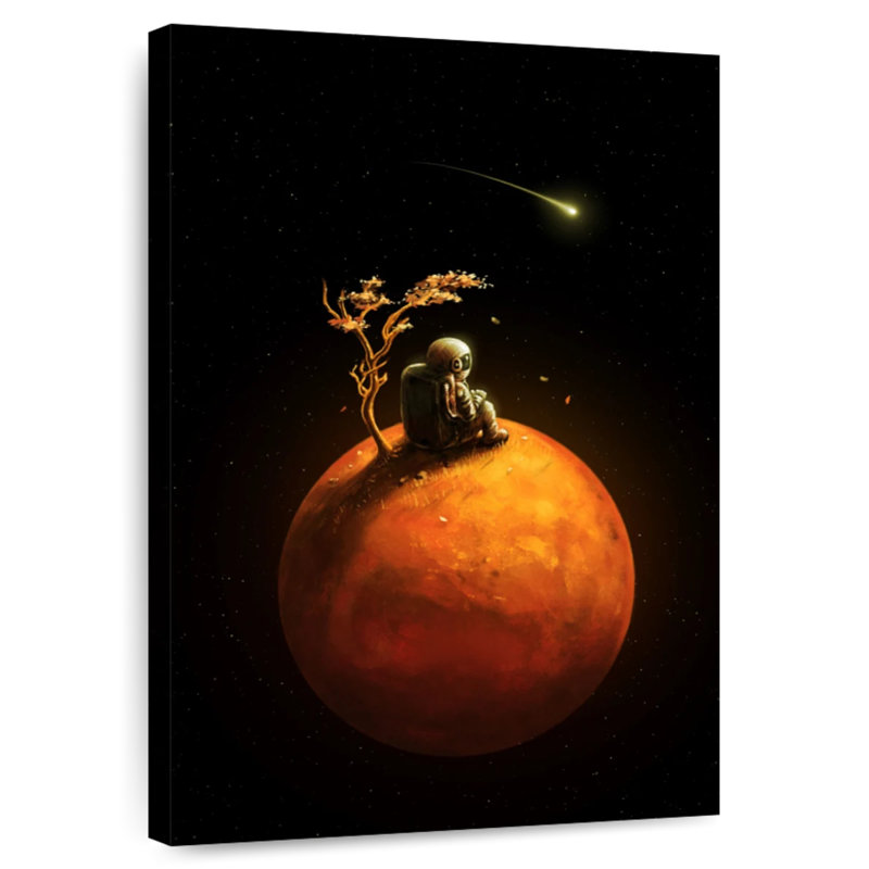 Kelan Stranded Astronaut, 48" H x 32" W