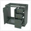 Meuble-lavabo de 36 po sans lavabo supérieur, armoire de rangement en bois massif, meuble-lavabo autoportant avec 3 tiroirs et portes à fermeture douce-452936747-452936749