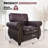 42" W Fabric Armchair with Solid Wood Legs-819202245
