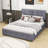 Queen 4 Drawers Upholstered Platform Bed with Headboard-240417703