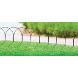 Avienne 53.3cm H x 61cm W Brown Metal Lawn Edging
