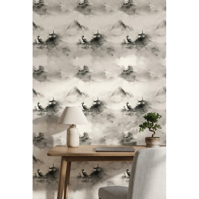 Murale décorative Misty, Non tissé, non collé