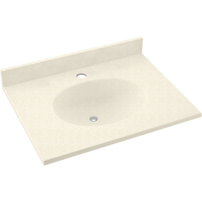 25'' Swanstone Single Bathroom Vanity Top with Sink