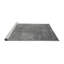 Tapis gris / polyester tissé à la machine 2 pi x 3 pi Gascony-497442737